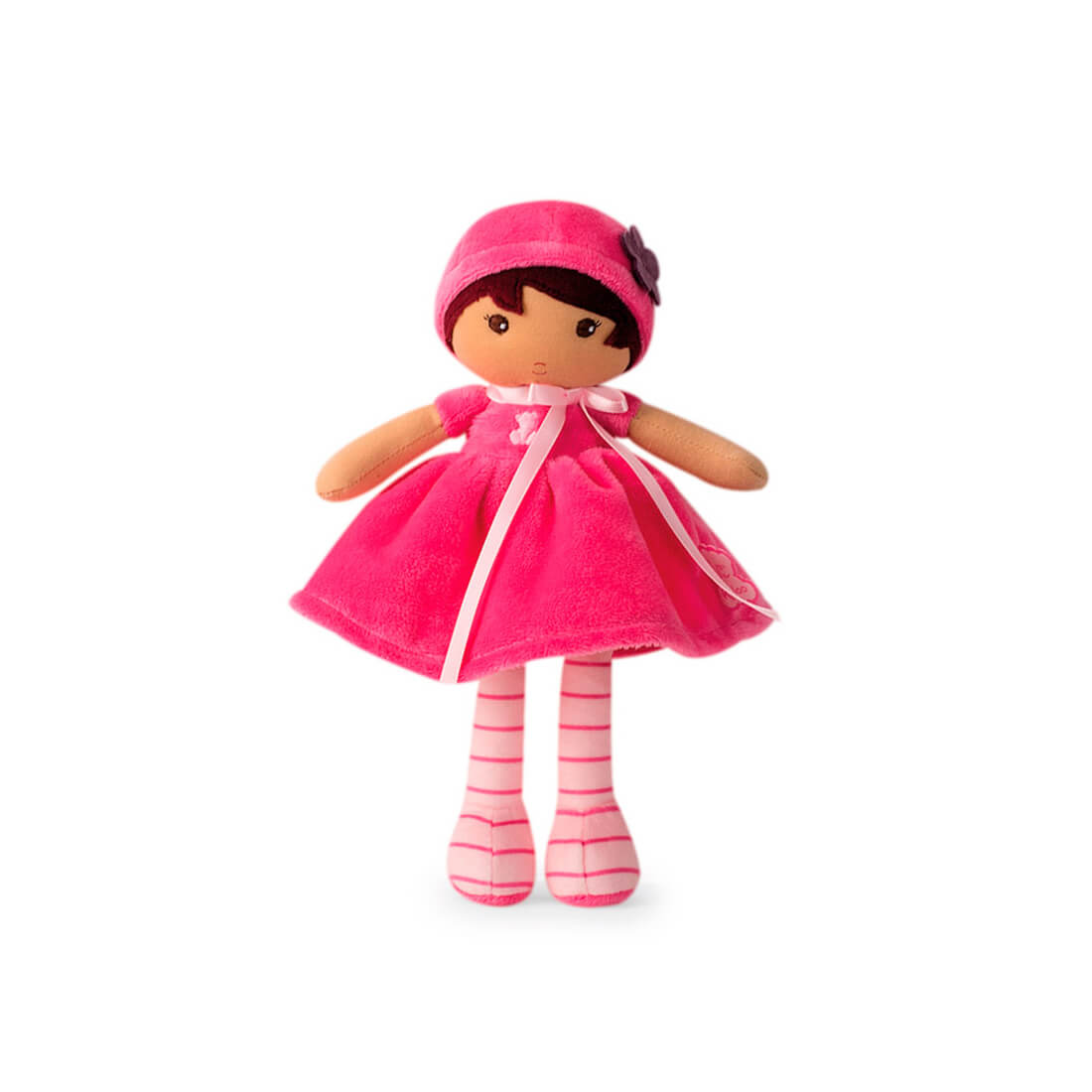 Текстильная кукла Kaloo "Emma", в розовом платье, серия "Tendresse de Kaloo", 25 см
